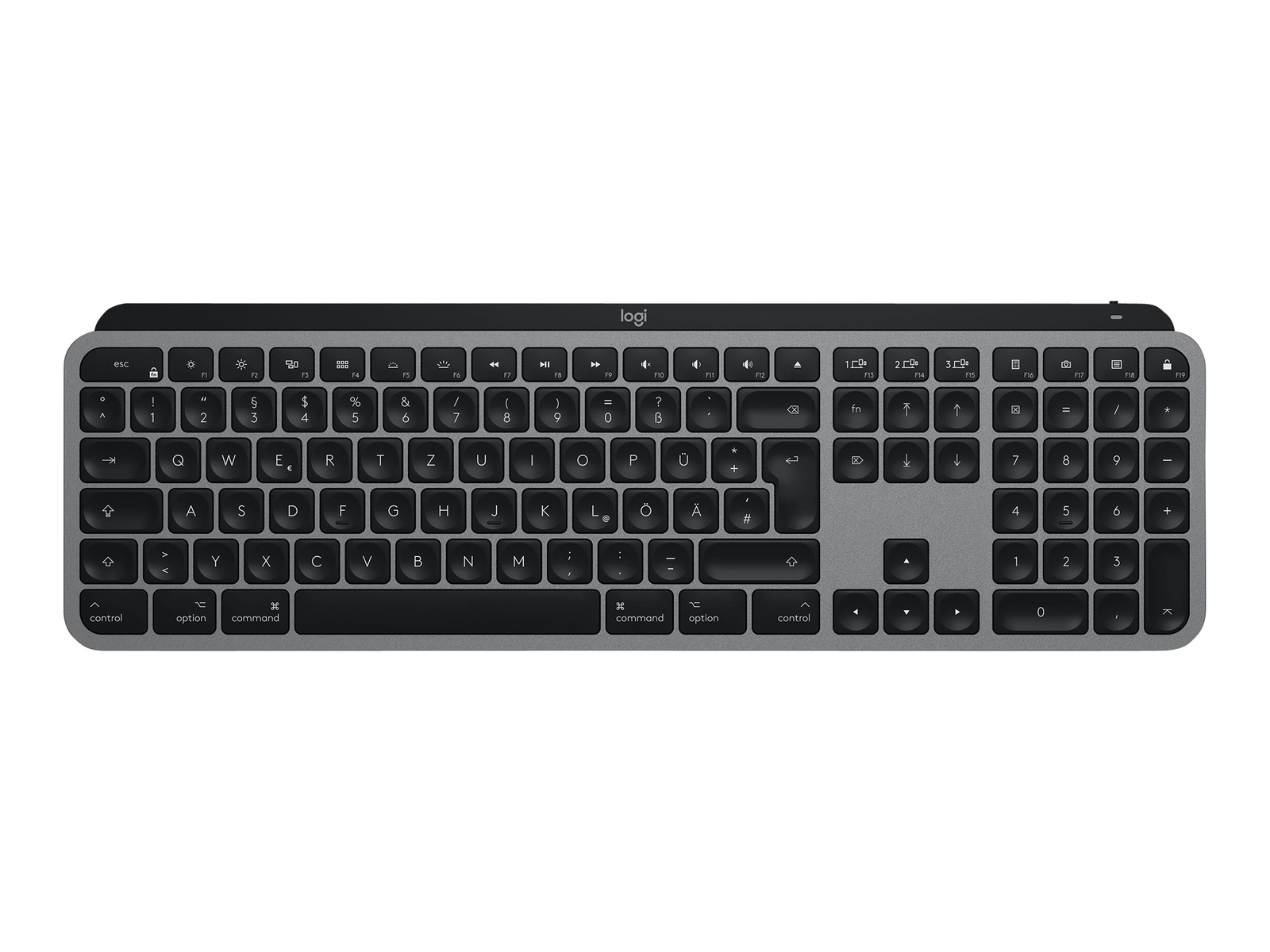 Logitech MX Keys f/ Mac Full-size (100%) RF senza fili + 920-009553