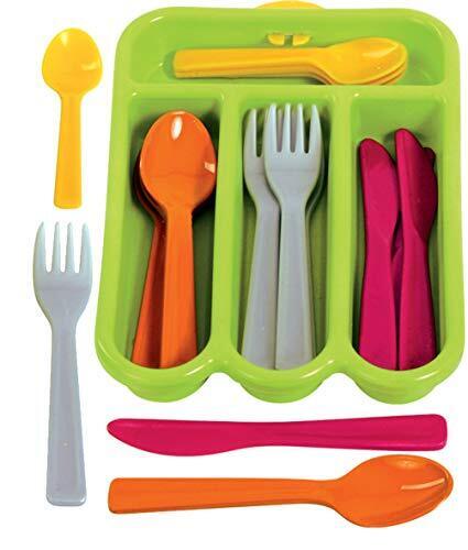 Gowi Toys Cutlery Set (Green) - Set of 4 (t1s)