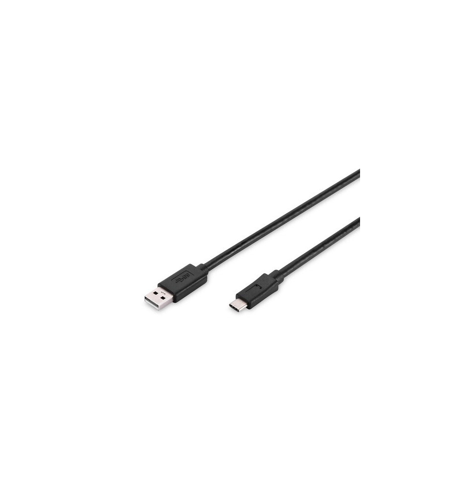 CAVO DIGITUS USB A TO USB-C. M-M. 1.8MT. NERO. AK300136018S