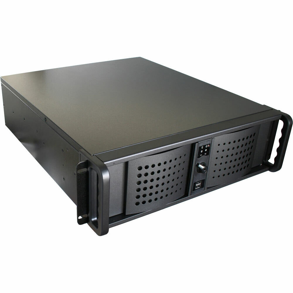 INL Server Industial Case 19" 3U 528mm senza alimentatore nero Fantec TCG-3830K