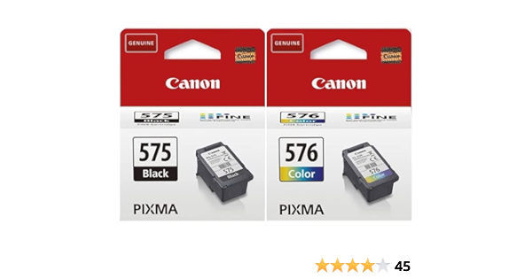 Originale Canon PG-575-XL + CL-576-XL - Kit 2 Cartucce  TR4750 4751 TS3500 3550