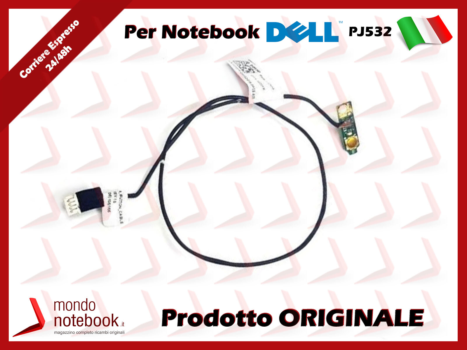 Board Tasto Accensione Power Button DELL Studio 1555 1745 1747 1749 DC02000TJ0L