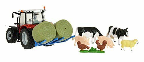 Britains 43205" Massey Fergusson Traktor Farm - Set da gioco (M3V)