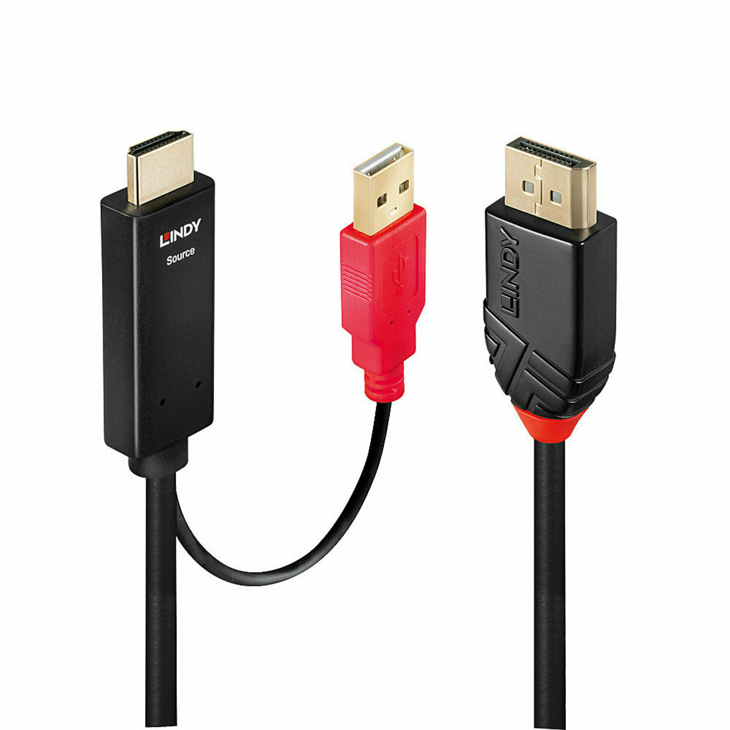 Lindy 41424 Cavo HDMI a DisplayPort, 0.5m