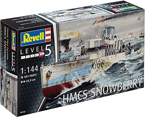 Revell- HMCS Snowberry Kit di Montaggio Modello Nave, 10 -o 18 anni (S0j)