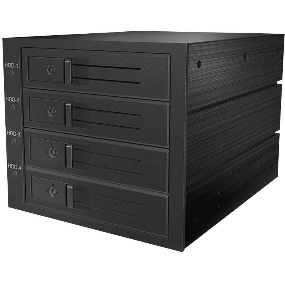 ICY BOX IB-564SSK, Backplane, 4x 3,5 SAS/SATA (I/II/III) HDD in 3x 5,25