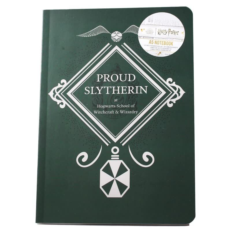 Harry Potter Half Moon Bay A5 Soft Notebook - Proud Slytherin - Slytherin Mercha