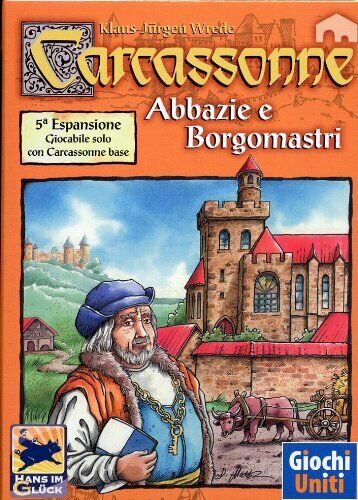 Giochi Uniti - Carcassonne 5° espanione - Abbazie e Borgomastri (t8F)