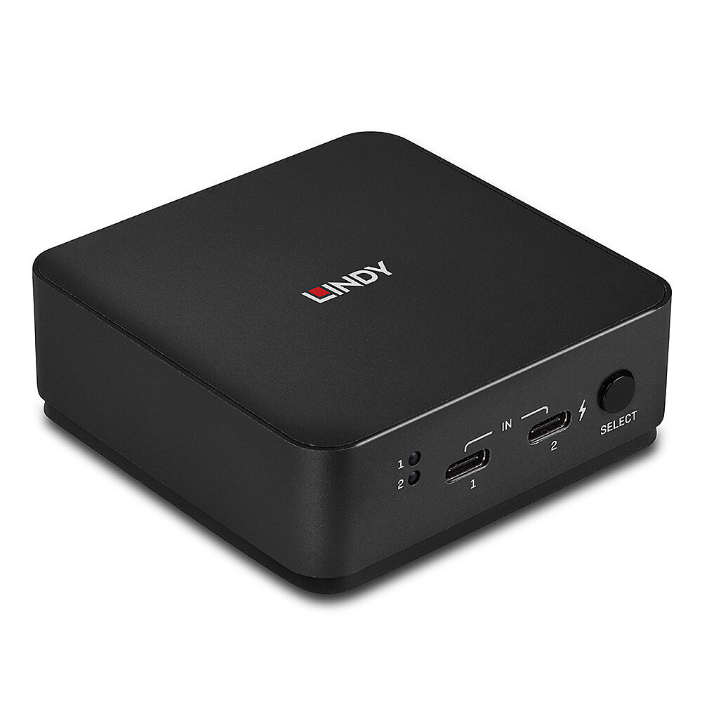 Lindy 42321 Switch KVM Tipo C Dual HDMI 4K60, 2 Porte