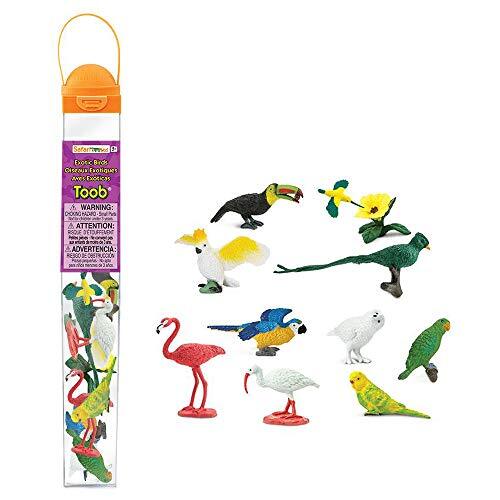 Safari Miniature di Plastica in Toobs-Exotic Ucelini (u3g)