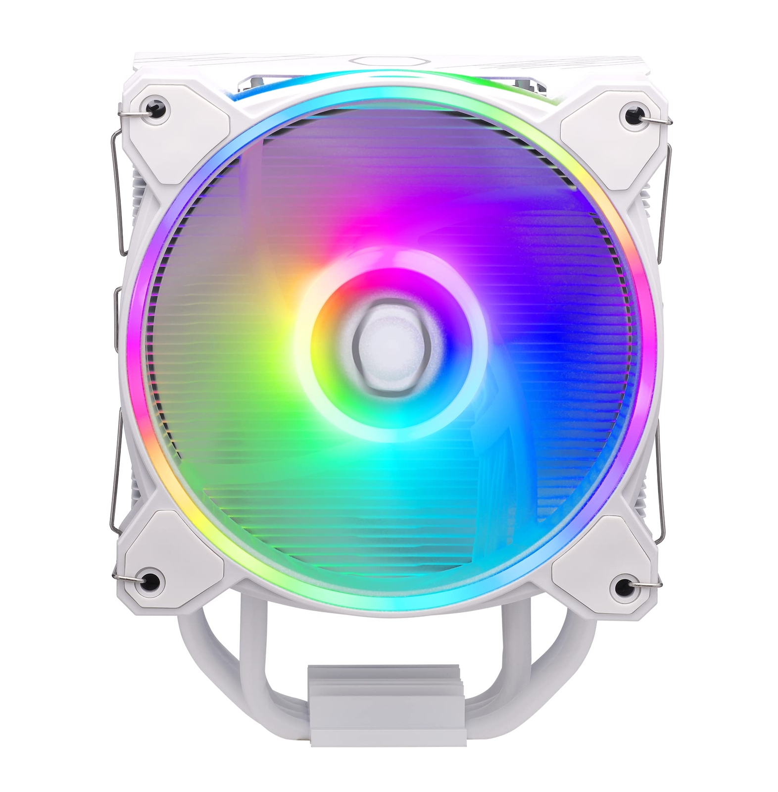 Cooler Master Hyper 212 Halo CPU Air Cooler - Pure White Aluminium Finish, 4 Con