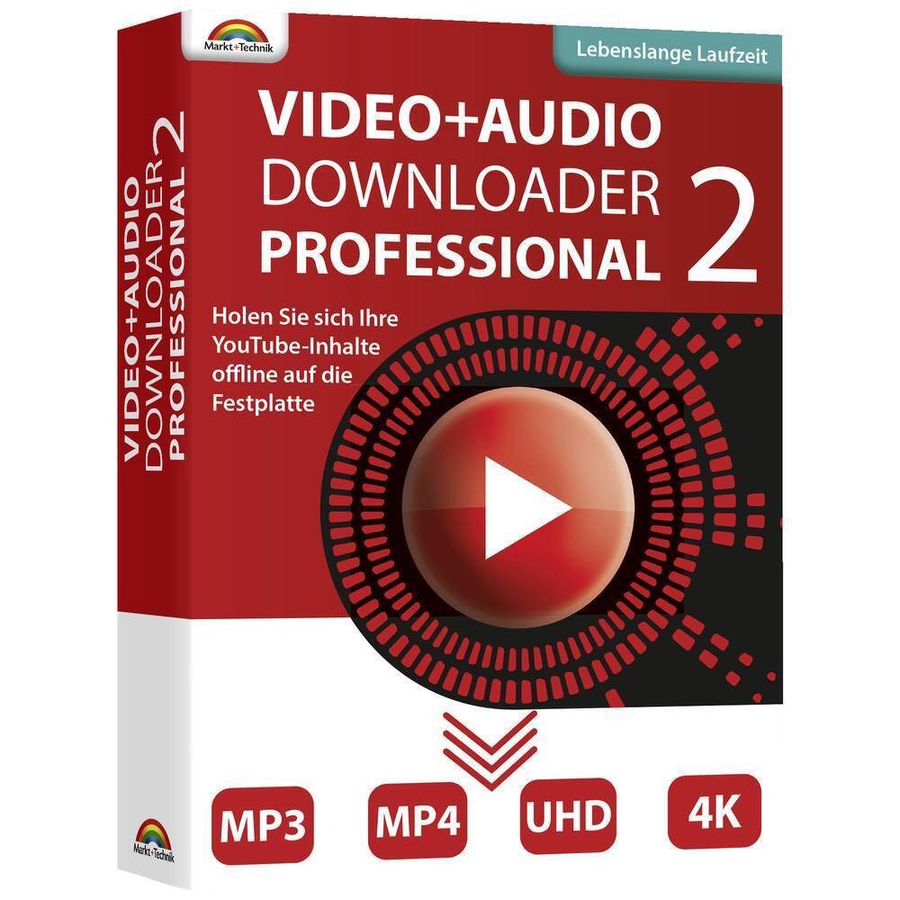 Markt & Technik Video und Audio Downloader Pro 2 Windows Software multimedia