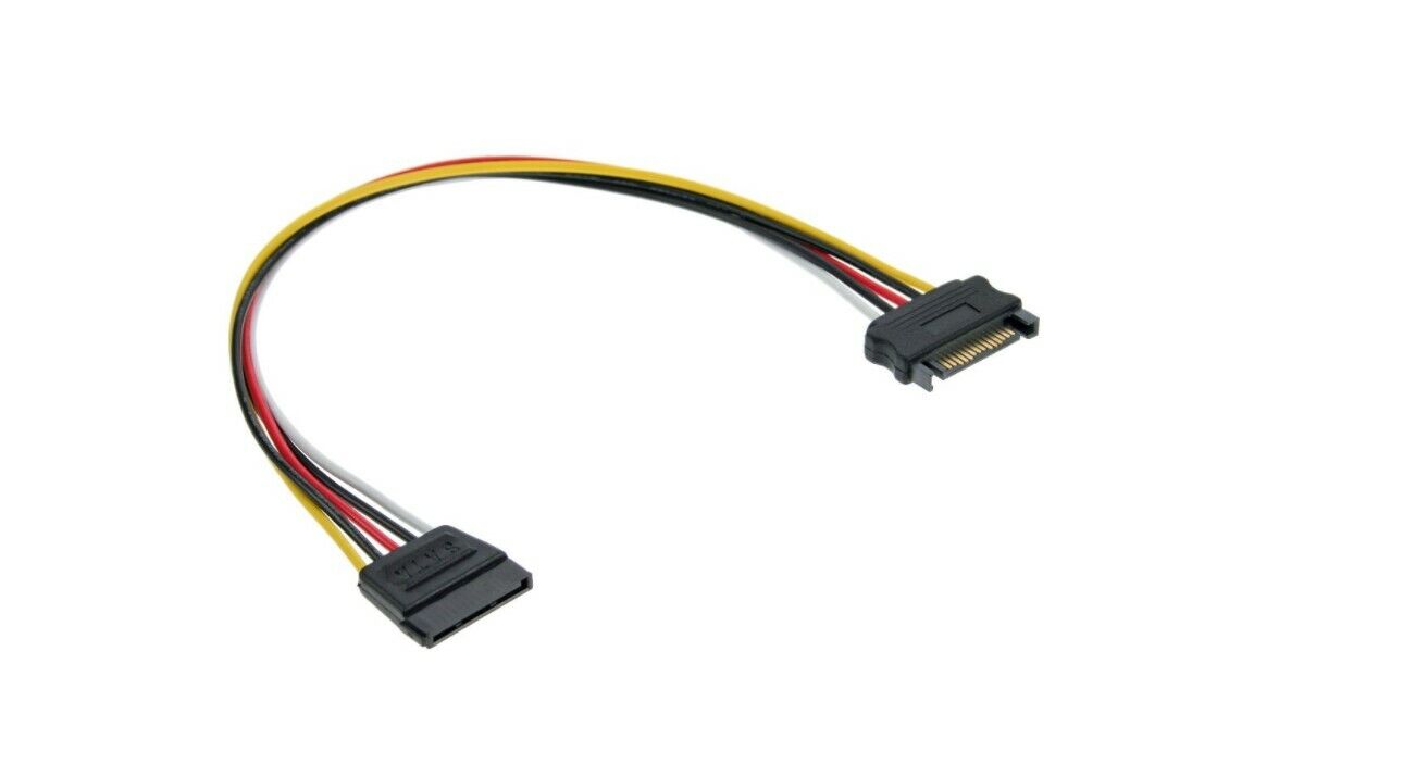 INL InLine® Cavo alimentazione interna da SATA 15 pin maschio a SATA 15 pin fem