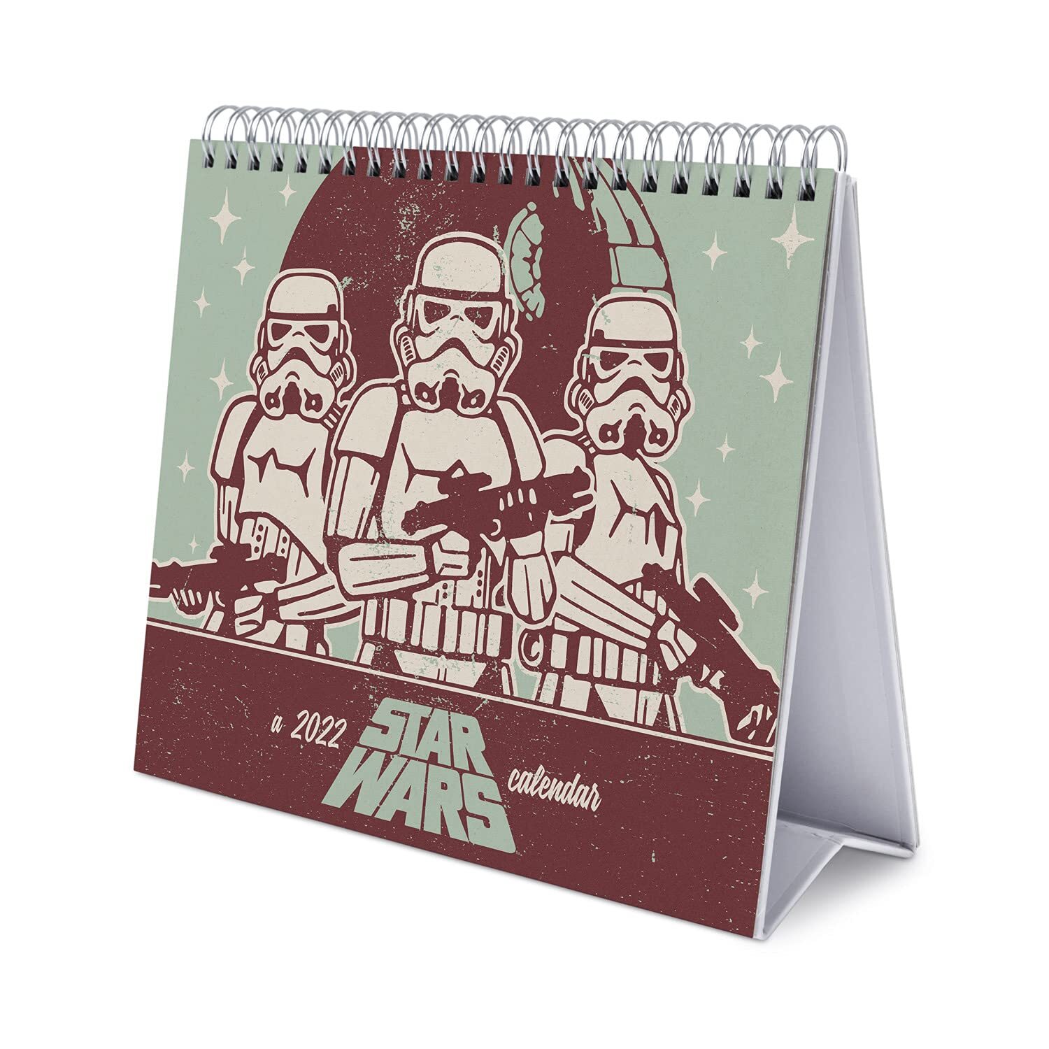 Grupo Erik Green,CS22007 Official Star Wars - Desktop/ Desk Calendar -12 Month 2