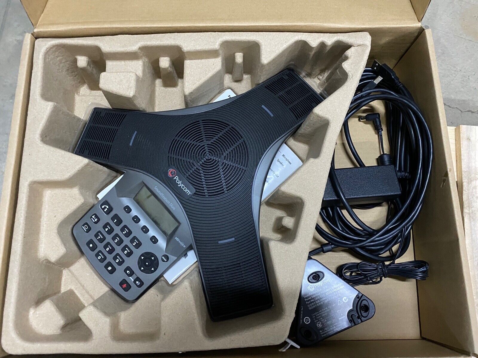 POLYCOM SOUNDSTATION DUO Sistema Audioconferenza, VOIP / PSTN - NUOVO