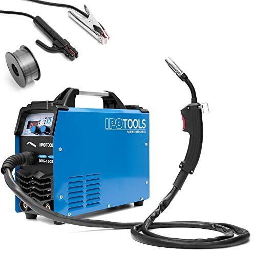 IPOTOOLS MIG-160ER Saldatrice MIG MAG - Saldatrice MIG con IGBT 160A (B6T)