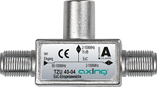 Axing TZU 40 – 04 Ethernet over Coax EOC einschleus molle 15dB cavo (u0f)