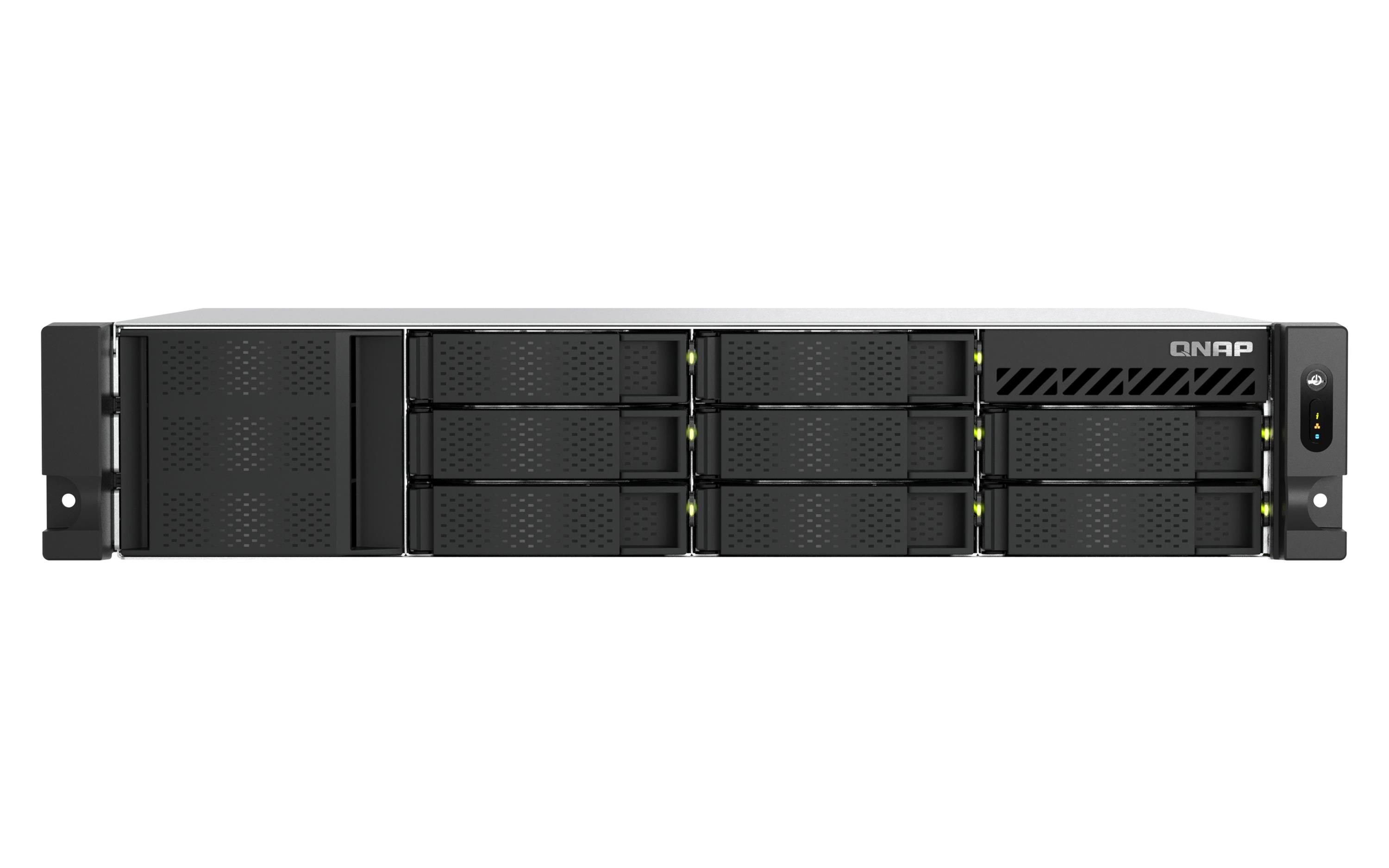 Qnap TS-855EU-RP NAS Armadio 2U Collegamento Ethernet LAN Nero C5125 Ts-855eu-Rp