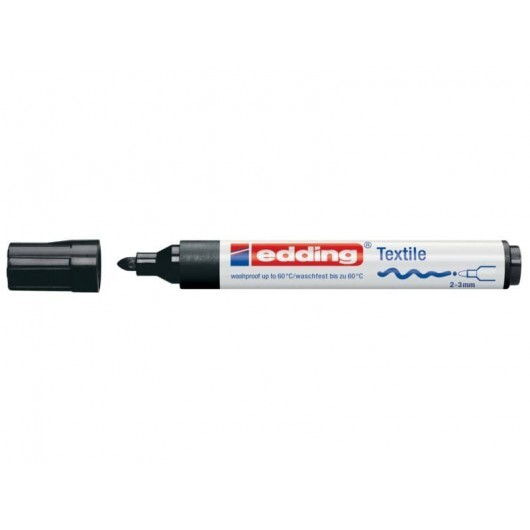 Marcatore per tessuti edding 4500 punta conica 2-3 mm nero E-4500 001