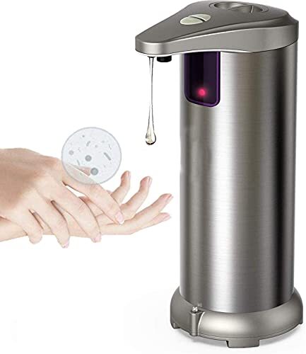 Dispenser di sapone automatico in acciaio inox No Touch con sensore di (G7P)