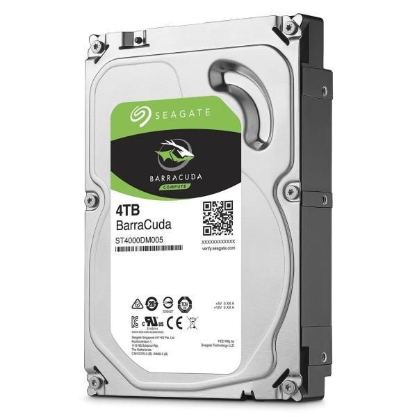 Seagate ST4000DM004 Barracuda HDD 4 TB Interno 3.5 SATA 6Gb S 5400 Rpm 256MB Hd
