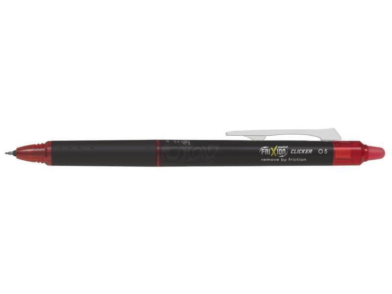 Penna a sfera a scatto Pilot Frixion Point Clicker Synergy tip 0,5 mm rosso 0068