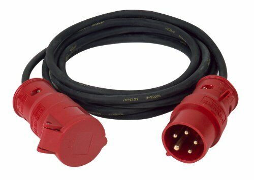 PCE 47450 - Prolunga CEE 16 A, 5 m, H05RR-F5G 1,5 mmq, 5 poli (l3O)