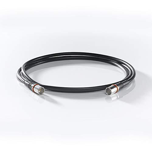 Wisi 5m F - F cavo coassiale Nero (e8t)