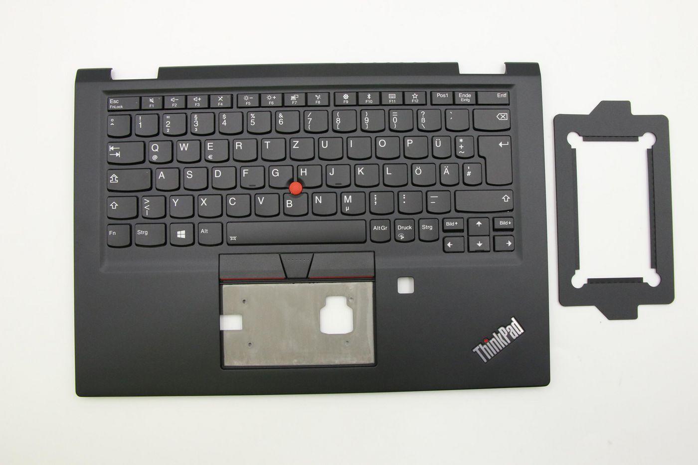 C Cover W/Keyboard BK German