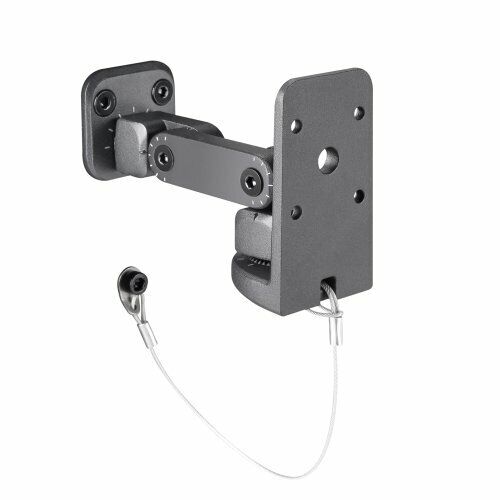 ah Stands - Supporto da parete universale per casse, Nero (q4U)