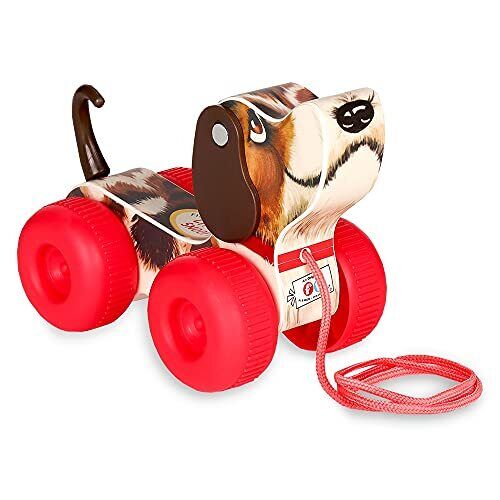 Basic Fun Fisher Price Classics 1650 Little Snoopy, Pull Along Toy with (J4t)