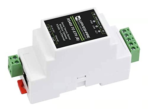 Waveshare RS485 to RJ45 Ethernet Converter Module, Industrial Rail-Mount (H3y)