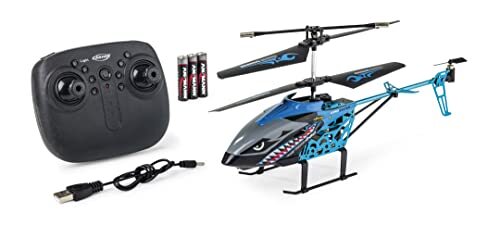 Carson 500507173 Easy Tyrann 280 2.4G 100% RTF blu - Elicottero RC, (J8o)