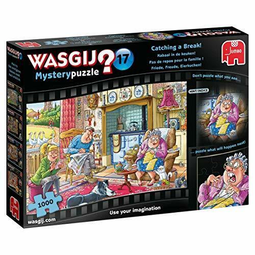 Jumbo Wasgij Mystery 17 - Catching a Break. 1000 Piece Jigsaw Puzzle (v7g)