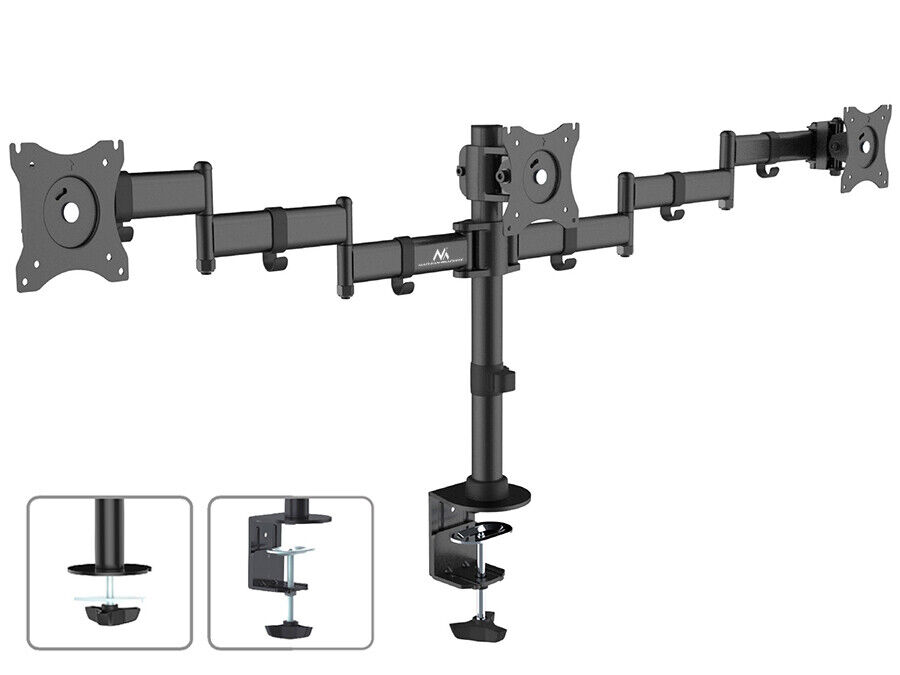 Supporto Da Tavolo Per Tre Monitor 13"-27" Maclean Brackets®