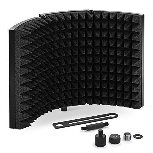 Tonor Sound Shield per Microfono con Isolamento Assorbente Mic Riflettore (J7z)