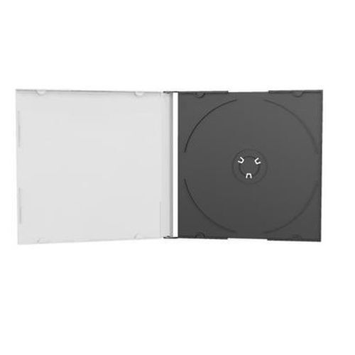50 CUSTODIE SINGOLE JEWEL CASE BOX ALTA QUALITA' Per CD DVD DISCO BOX22-M