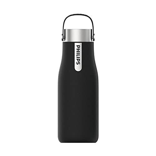 Philips Water GoZero Smart UV Bottle, Nero Large (q6C)