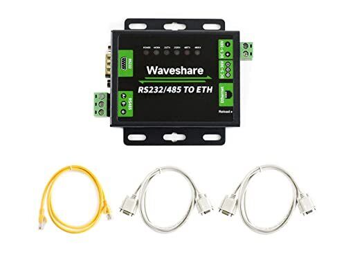 Waveshare Industrial RS232/RS485 to Ethernet Converter Dual Serial Ports (M2E)