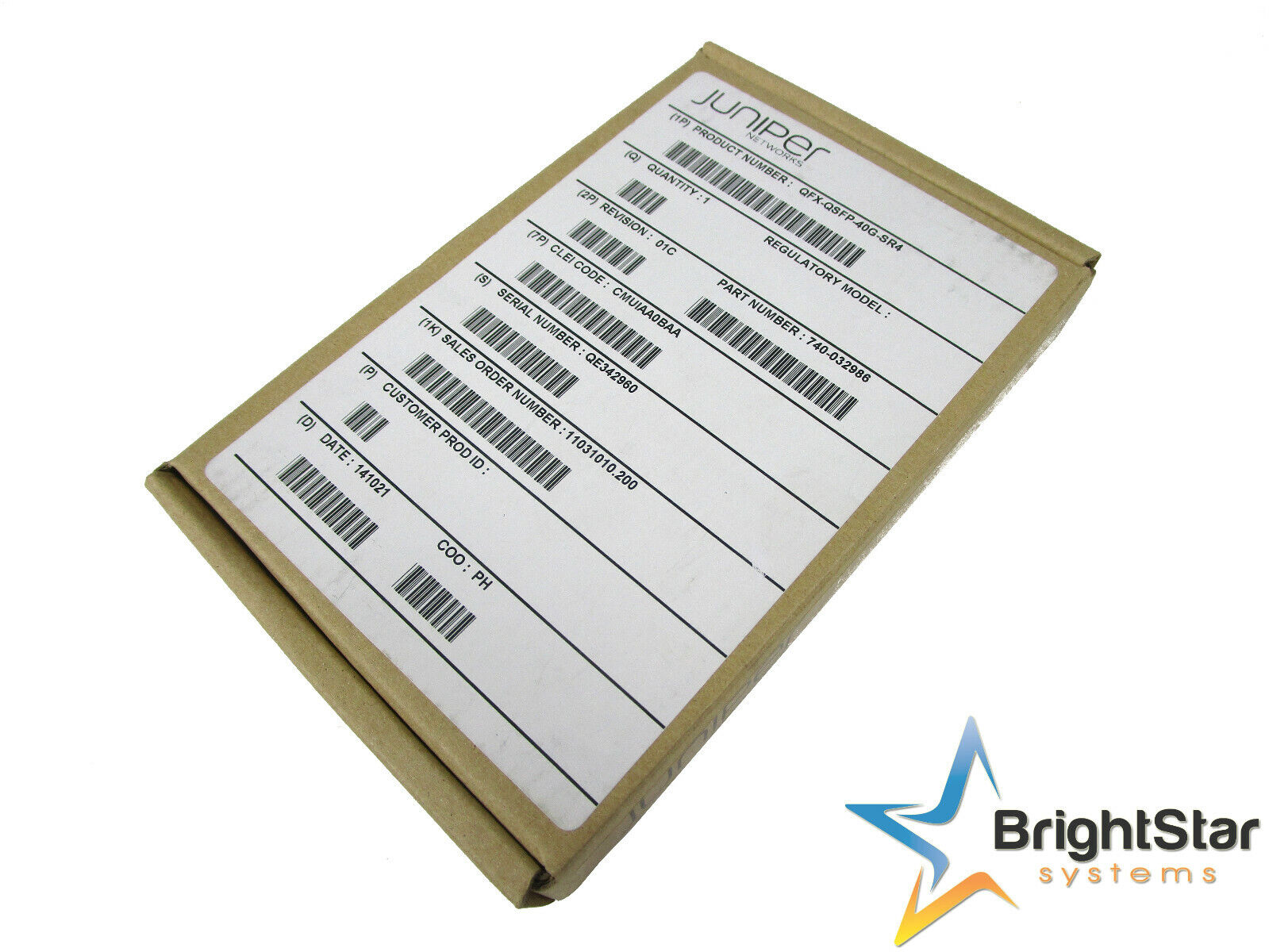 Fabbrica Sigillato Juniper QFX-QSFP-40G-SR4 Qsfp+40GBase-SR4 40 Gigabit Ottiche
