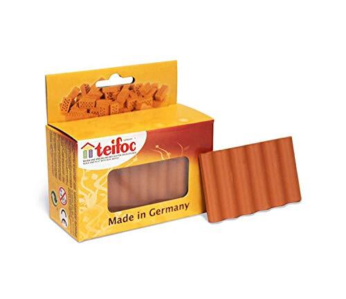 Teifoc Gioco Costruzione, Multicolore, Assiette à vagues-Demi-Rouge-6 (t3L)