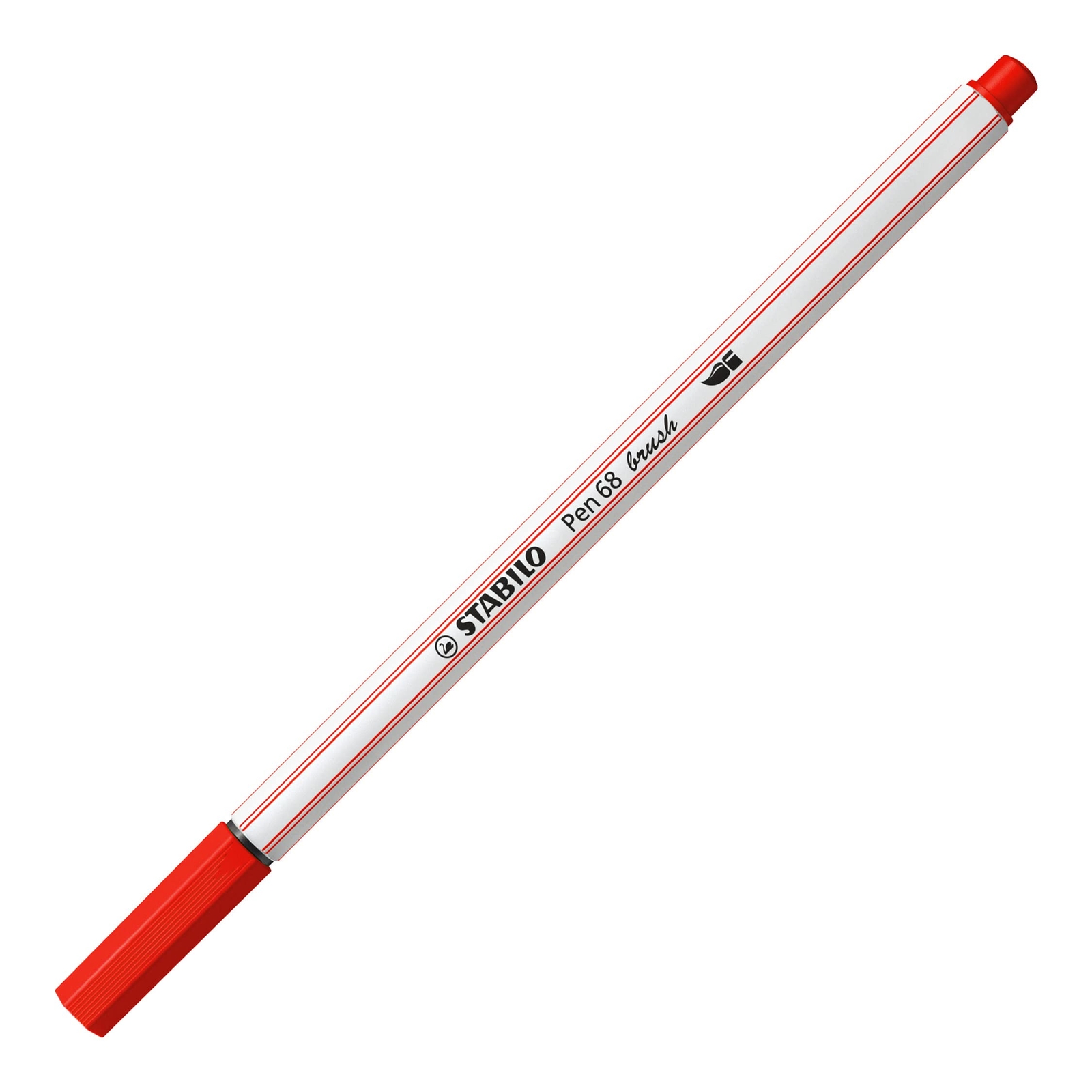 STABILO Pen 68 brush carmine red Carmine red.