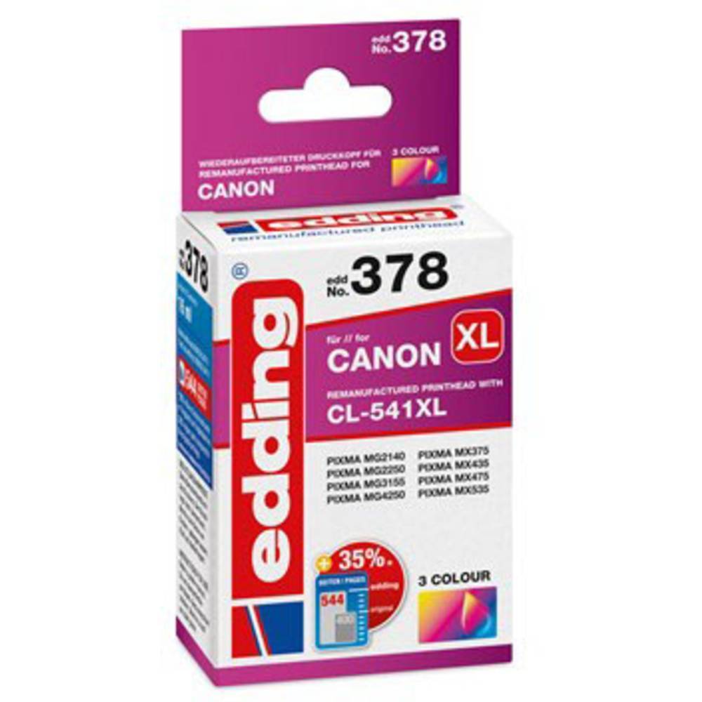 Cartuccia Edding Compatibile sostituisce Canon CLI-541XL Singolo Ciano,
