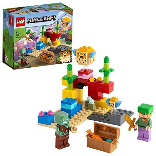 LEGO 21164 Minecraft La Barriera Corallina, Modellino da Costruire con (d0Z)