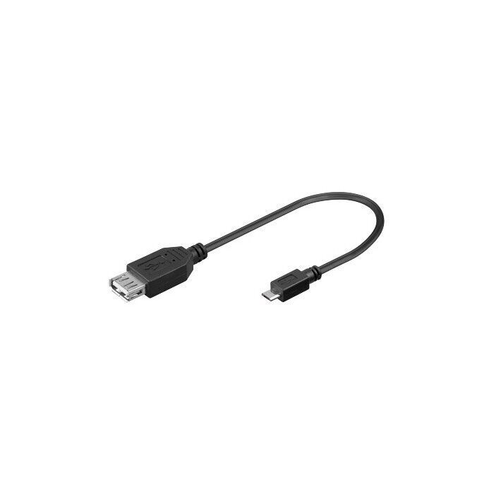MANHATTAN Cavo USB2.0 OTG A F/micro B M 0.2mt