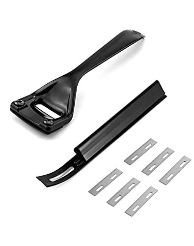 QWORK Metallo Pelle Skiver Kit con 6 Pezzi Lame Alternative, Strumenti (q1n)