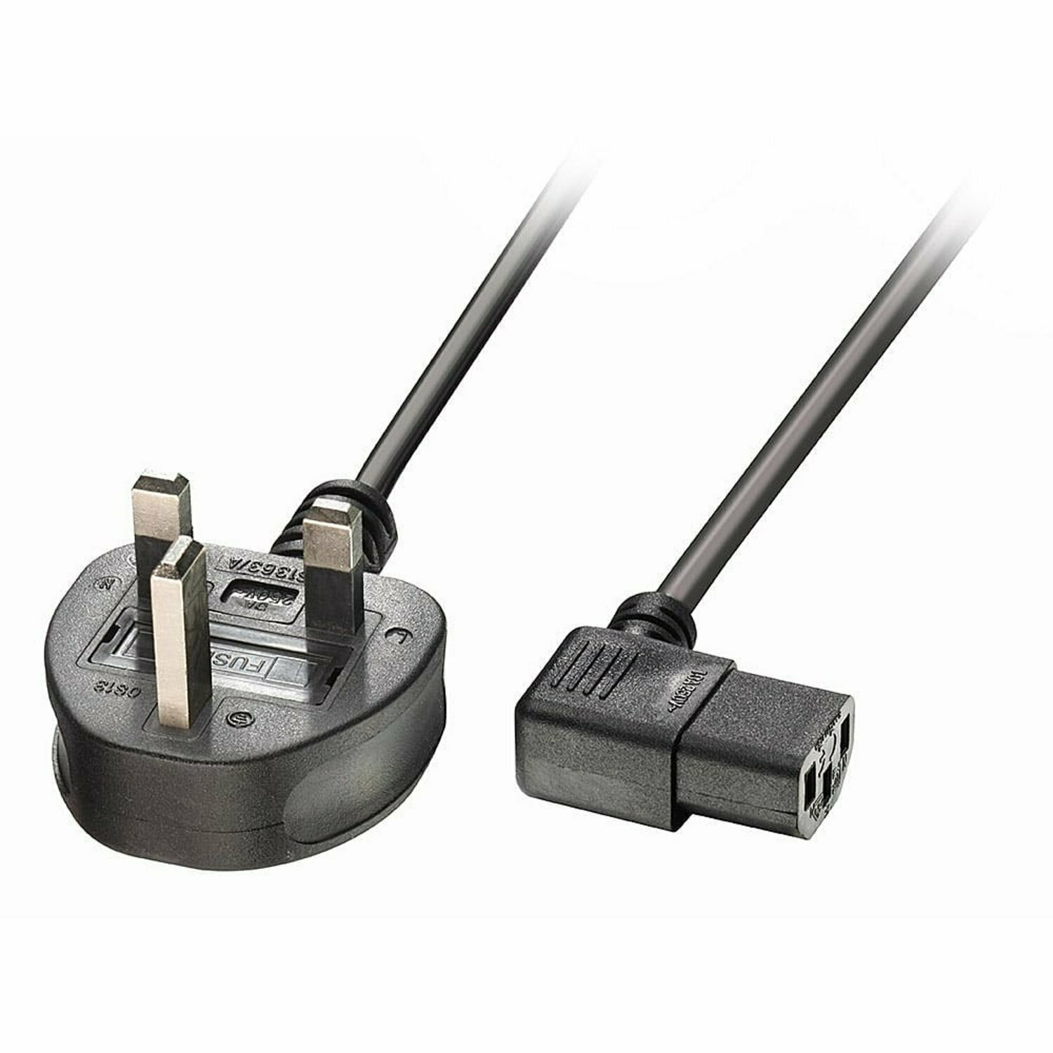 Lindy 30446 Cavo di Alimentazione UK 3 Pin a C13, 1m