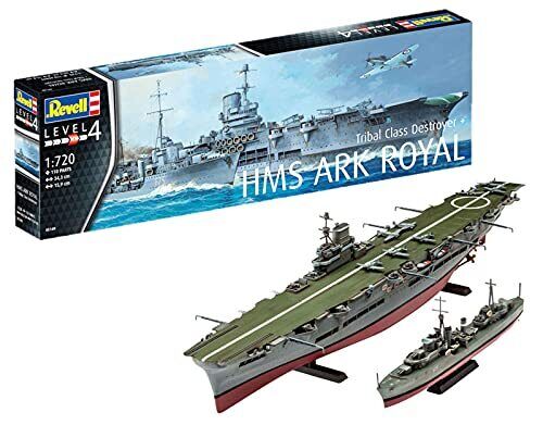 Revell Modellino di Nave 1: 720 – portaerei HMS Ark Royal e (g6I)