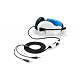 Sharkoon RUSH ER3 Auricolare Cablato A Padiglione Giocare Nero, Blu, Bianco (RUS