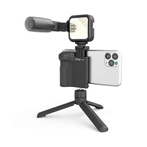 KIT DE VLOGGING DIGIPOWER 4 PARTES SOPORTE CON LUZ (O3Y)